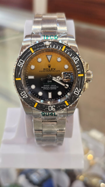π Master Copy Rolex Submariner DiW Edition β Black & Orange Fade Dial
