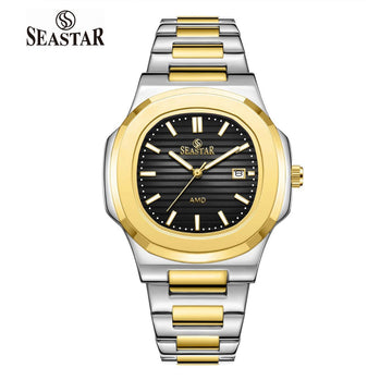 SEASTAR SS-9489 – Men’s Two Tone Stainless Steel Luxury Watch
