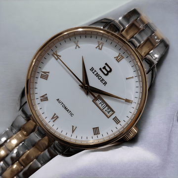 π· BINGER Switzerland β Luxury Two - Tone Edition - Sumalani Watch Center