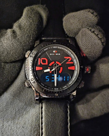 BESTWIN Dual Display Sports Watch