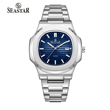 SEASTAR SS - 9489 – Men’s Silver Stainless Steel Luxury Watch - Sumalani Watch Center