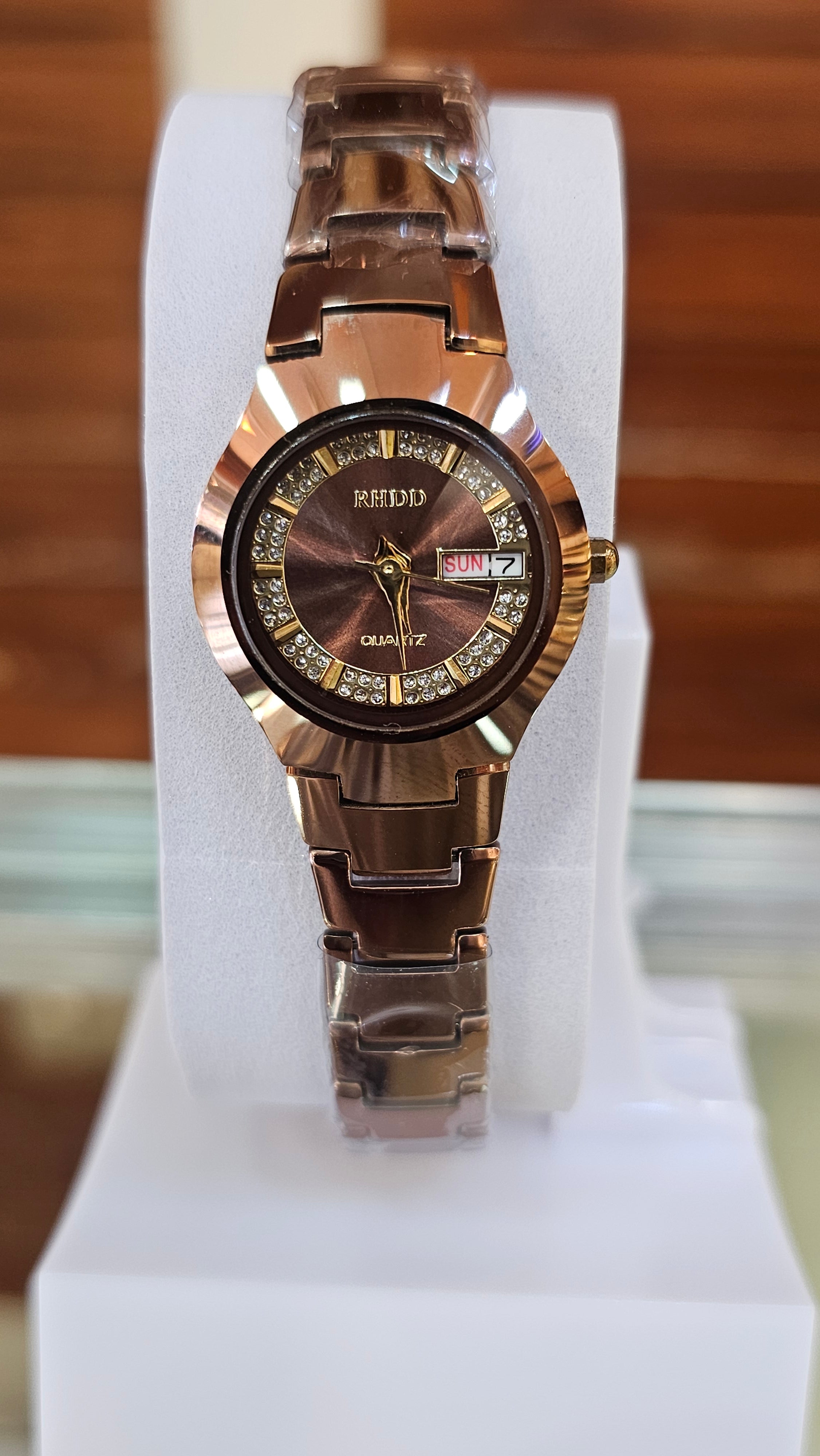 💎 ORIGINAL RHDD LADIES FULL STONE WATCH