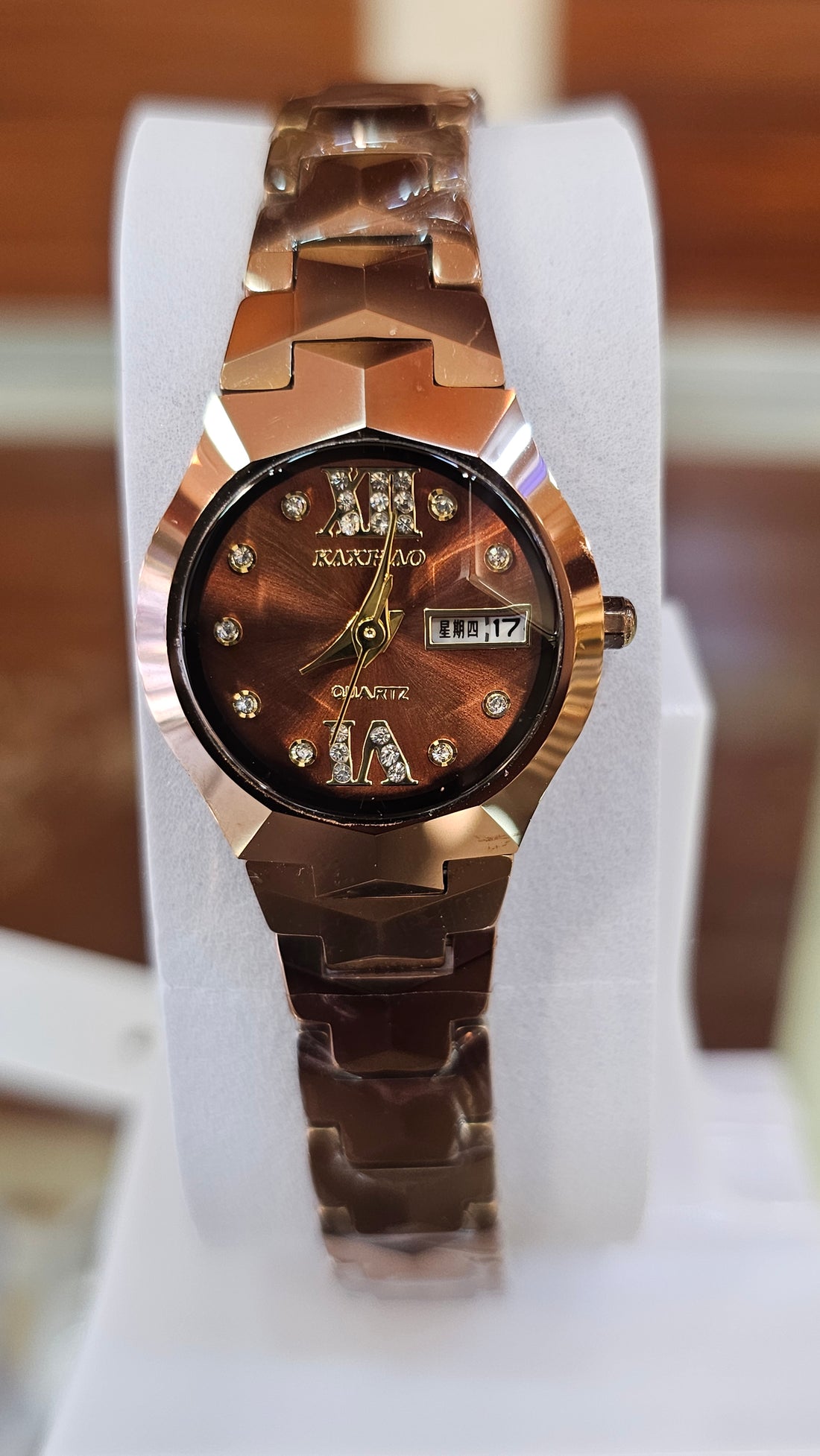 💎 ORIGINAL KAXHAO LADIES FULL STONE WATCH