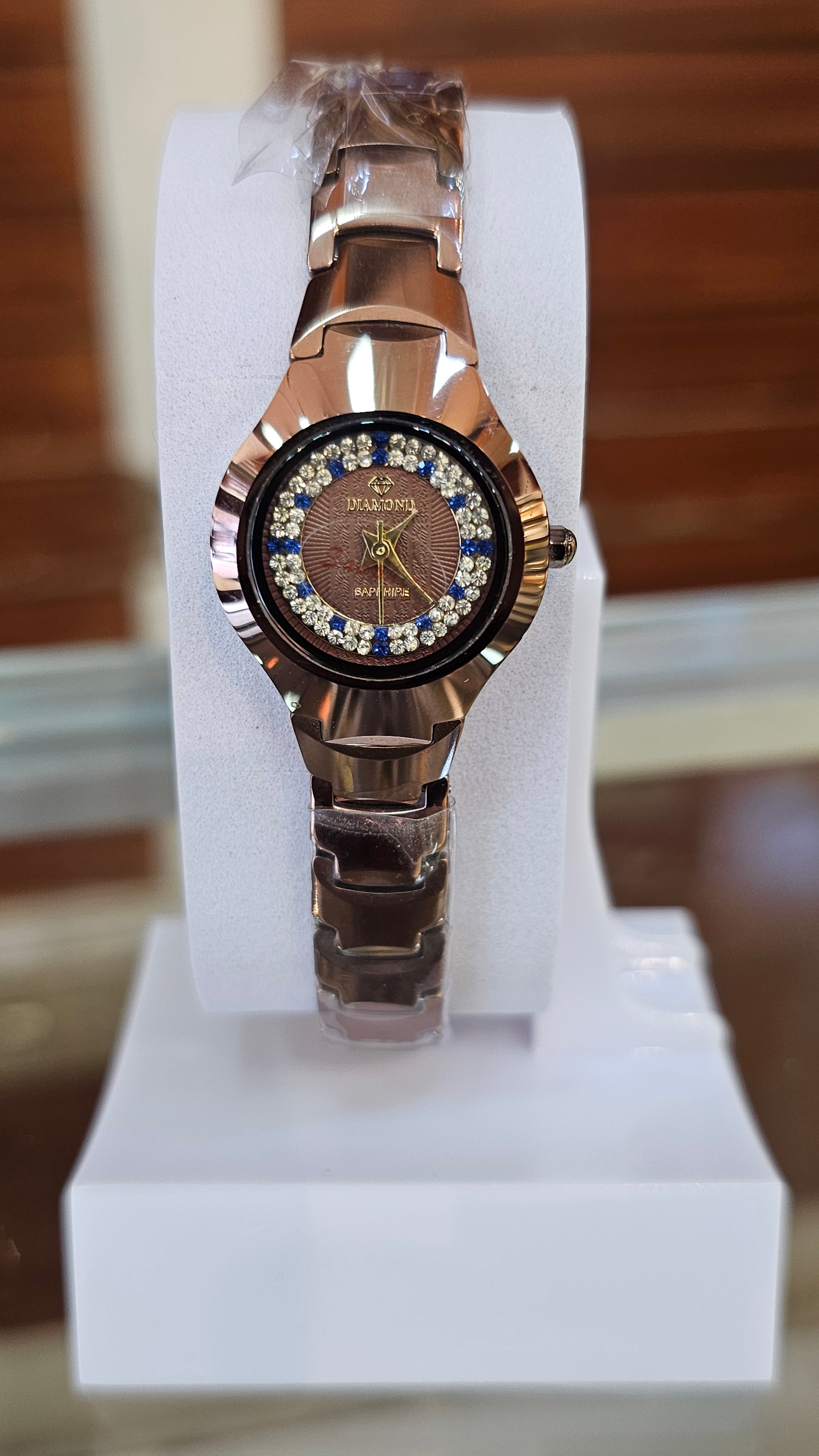 💎 ORIGINAL DIAMOND LADIES FULL STONE WATCH