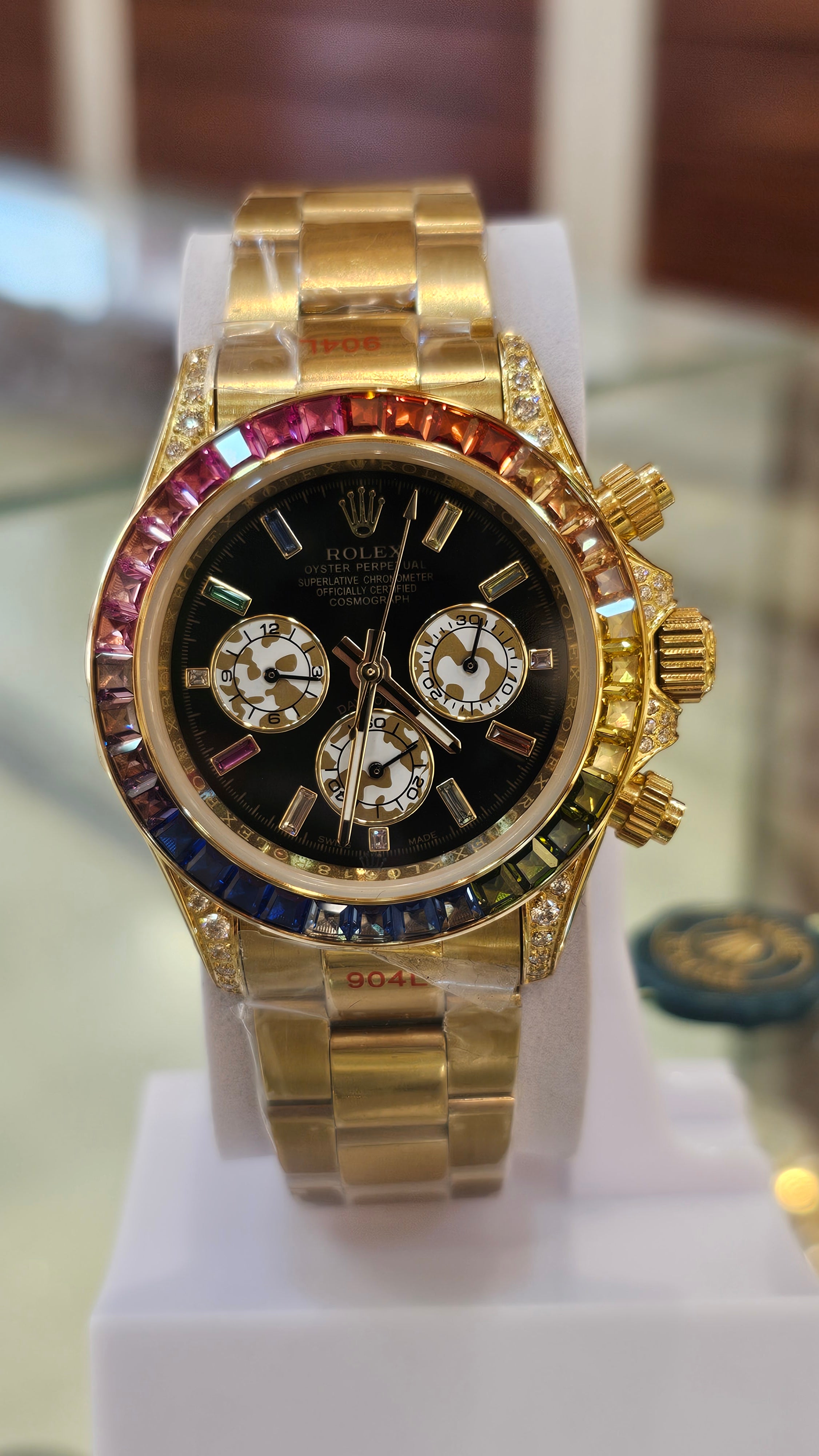 🌟 Master Copy Rolex Daytona – Stone Basil Edition