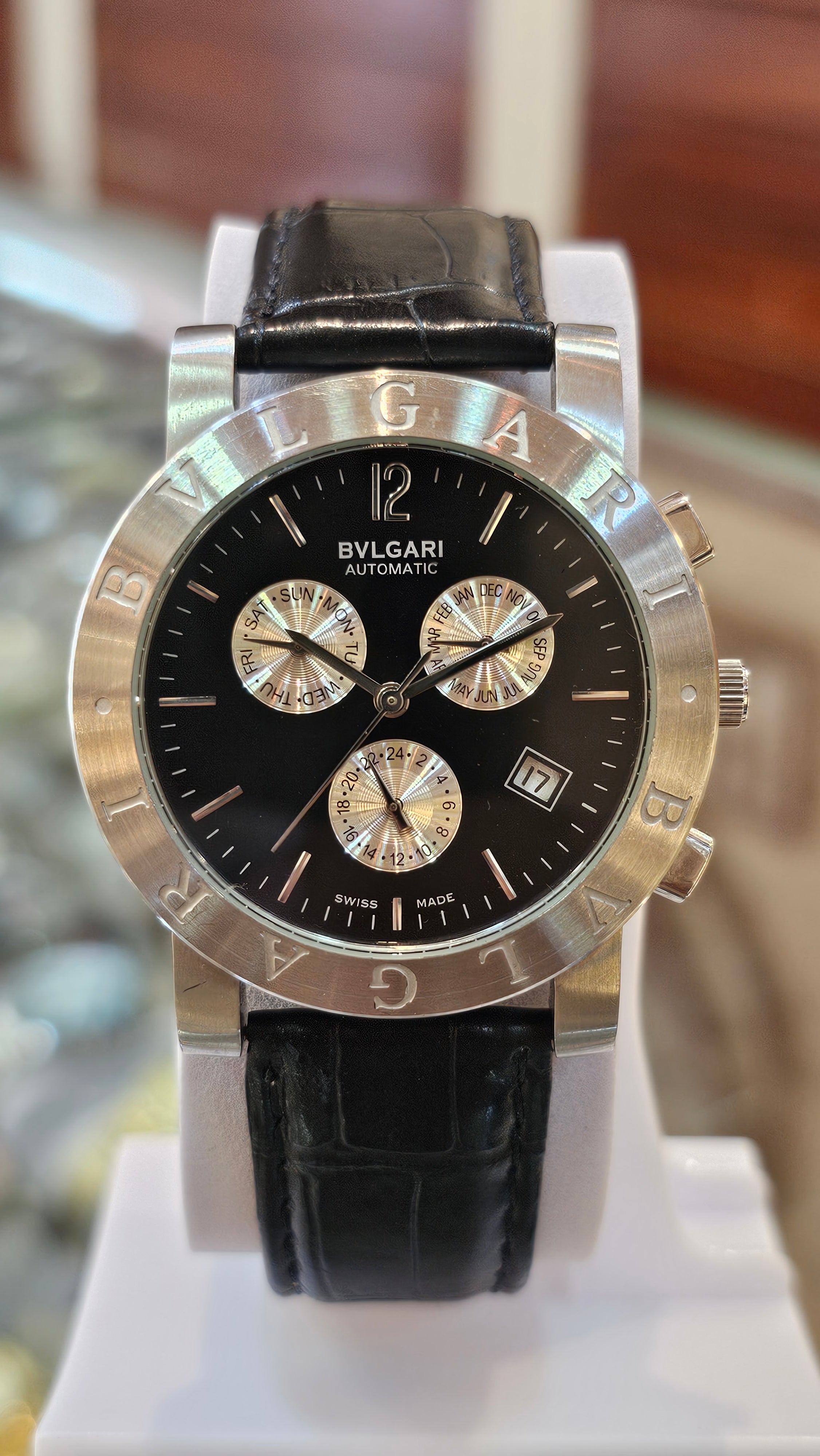 BVLGARI – Imported Automatic Luxury Watch  Where heritage meets modern craftsmanship