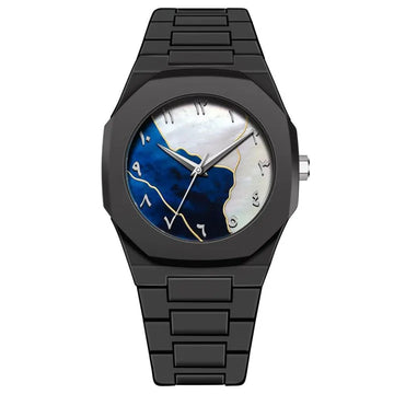 🕰 Original Black Arabic Aura Watch – Elegant &amp; Unique