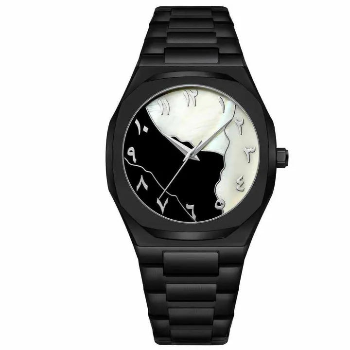 🕰 Original Black Arabic Aura Watch – Elegant &amp; Unique
