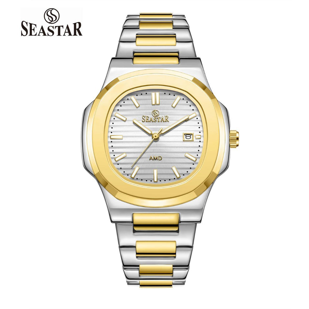 SEASTAR SS-9489 – Men’s Two Tone Stainless Steel Luxury Watch