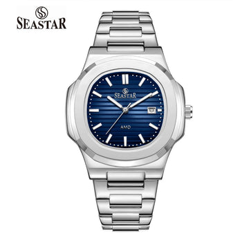 SEASTAR SS-9489 – Men’s Silver Stainless Steel Luxury Watch