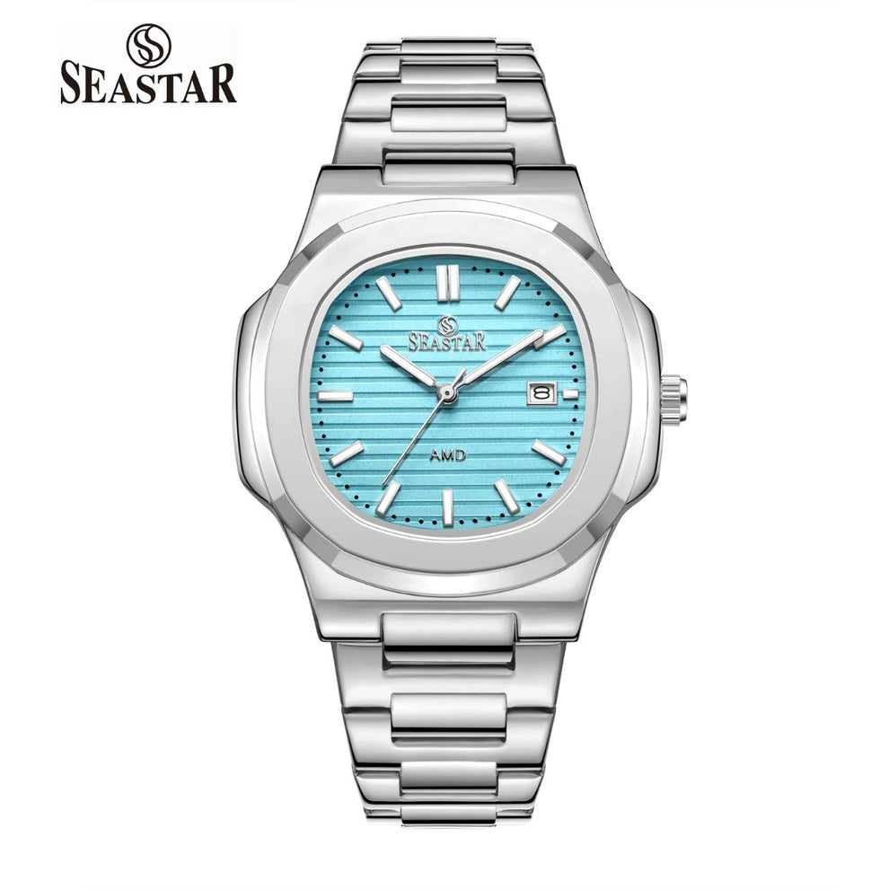 SEASTAR SS-9489 – Men’s Silver Stainless Steel Luxury Watch