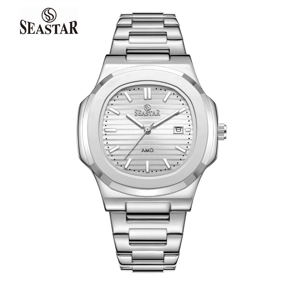 SEASTAR SS-9489 – Men’s Silver Stainless Steel Luxury Watch