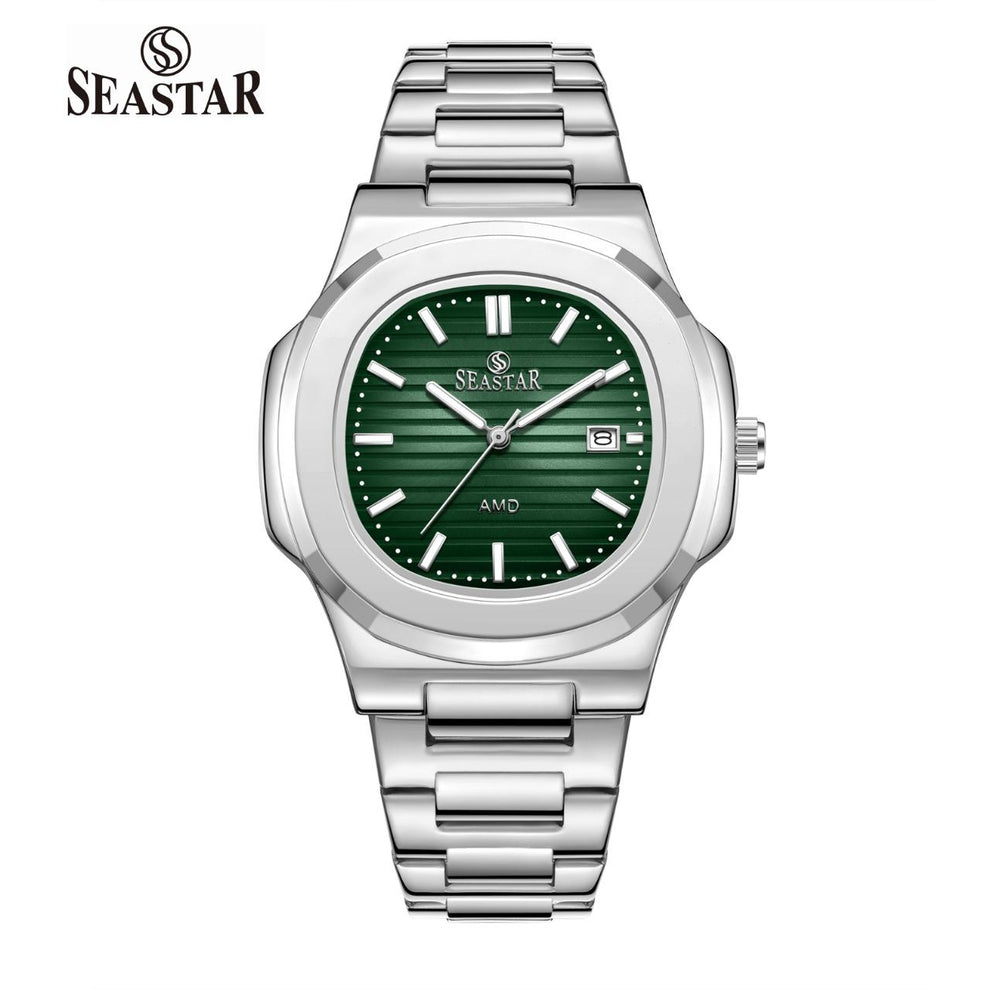 SEASTAR SS-9489 – Men’s Silver Stainless Steel Luxury Watch