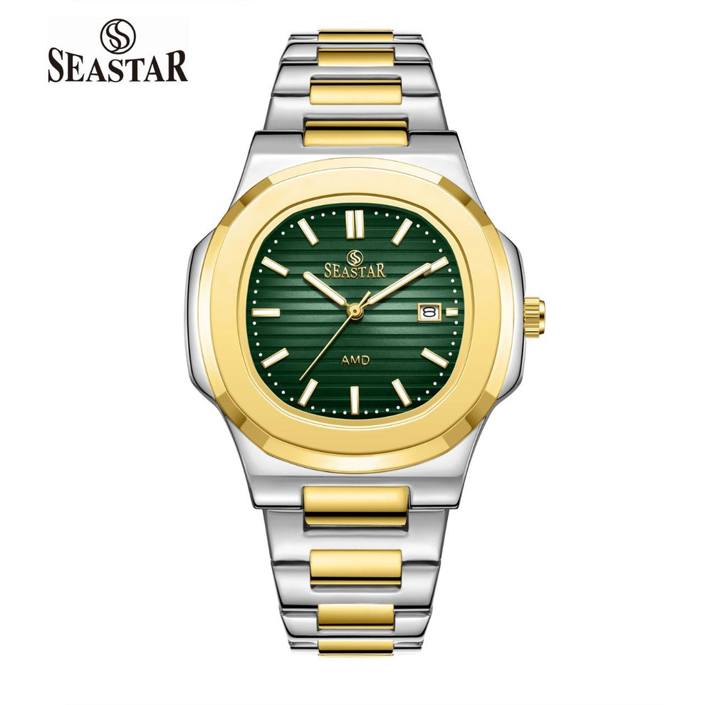SEASTAR SS-9489 – Men’s Two Tone Stainless Steel Luxury Watch