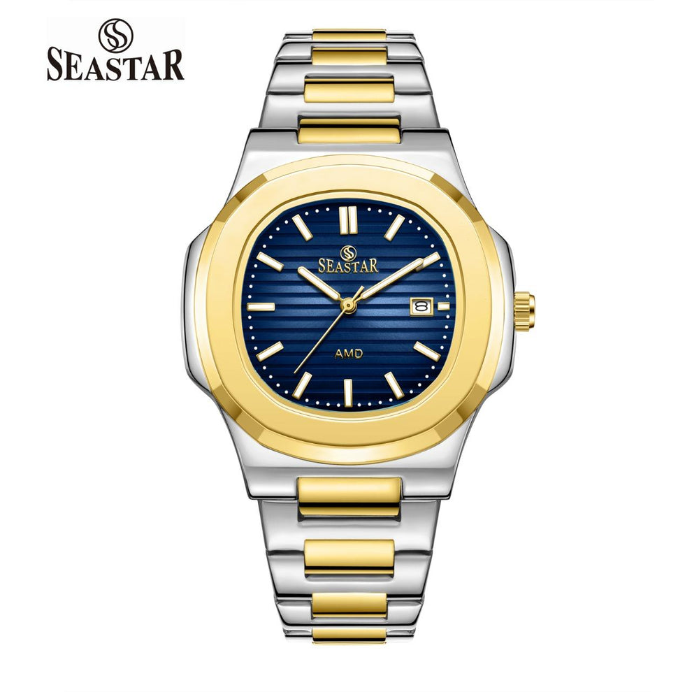 SEASTAR SS-9489 – Men’s Two Tone Stainless Steel Luxury Watch
