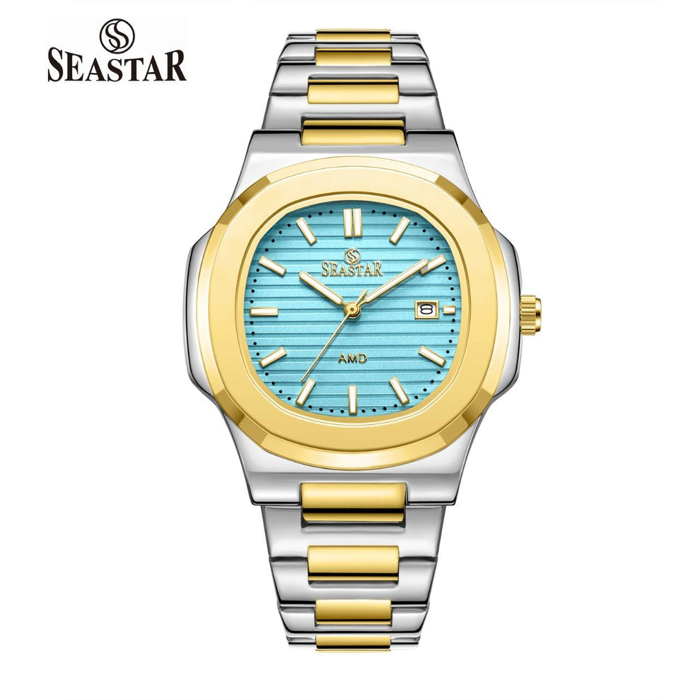 SEASTAR SS-9489 – Men’s Two Tone Stainless Steel Luxury Watch