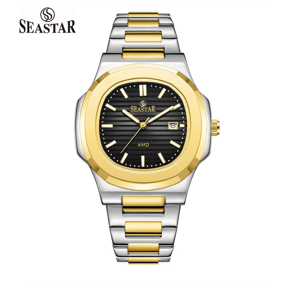 SEASTAR SS-9489 – Men’s Two Tone Stainless Steel Luxury Watch