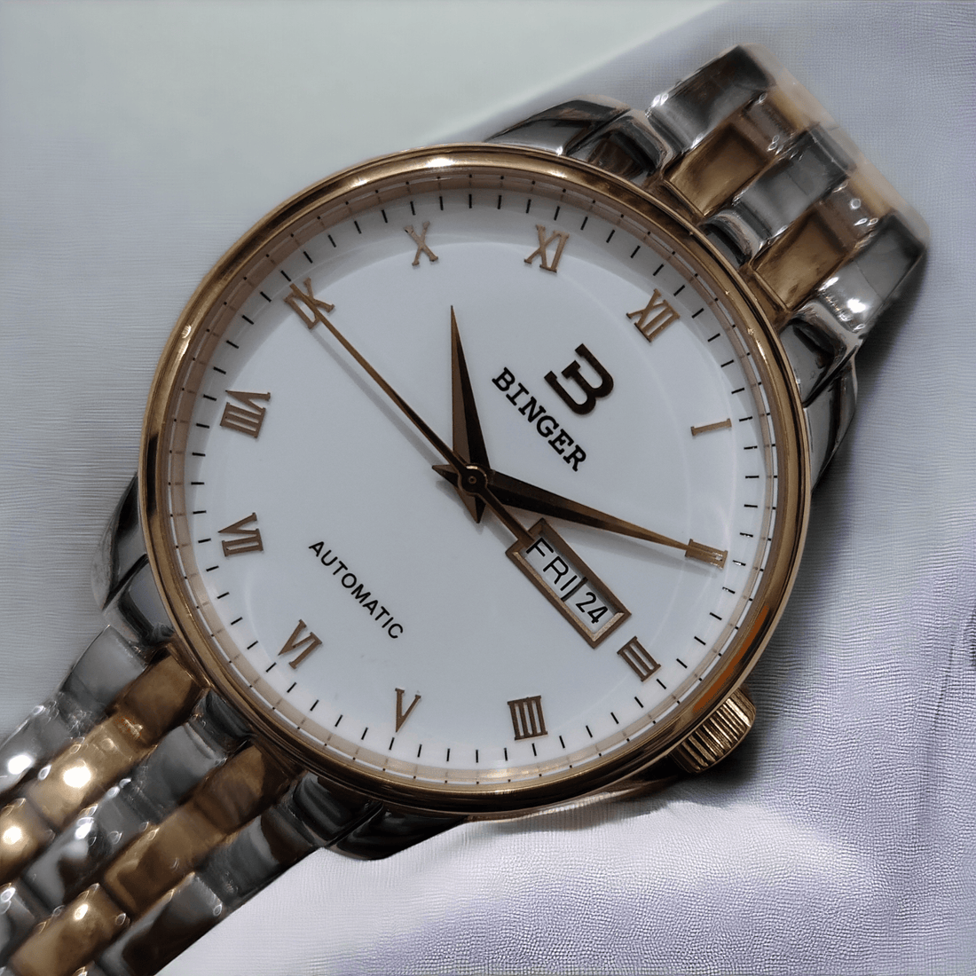 🔷 BINGER Switzerland – Luxury Two - Tone Edition - Sumalani Watch Center