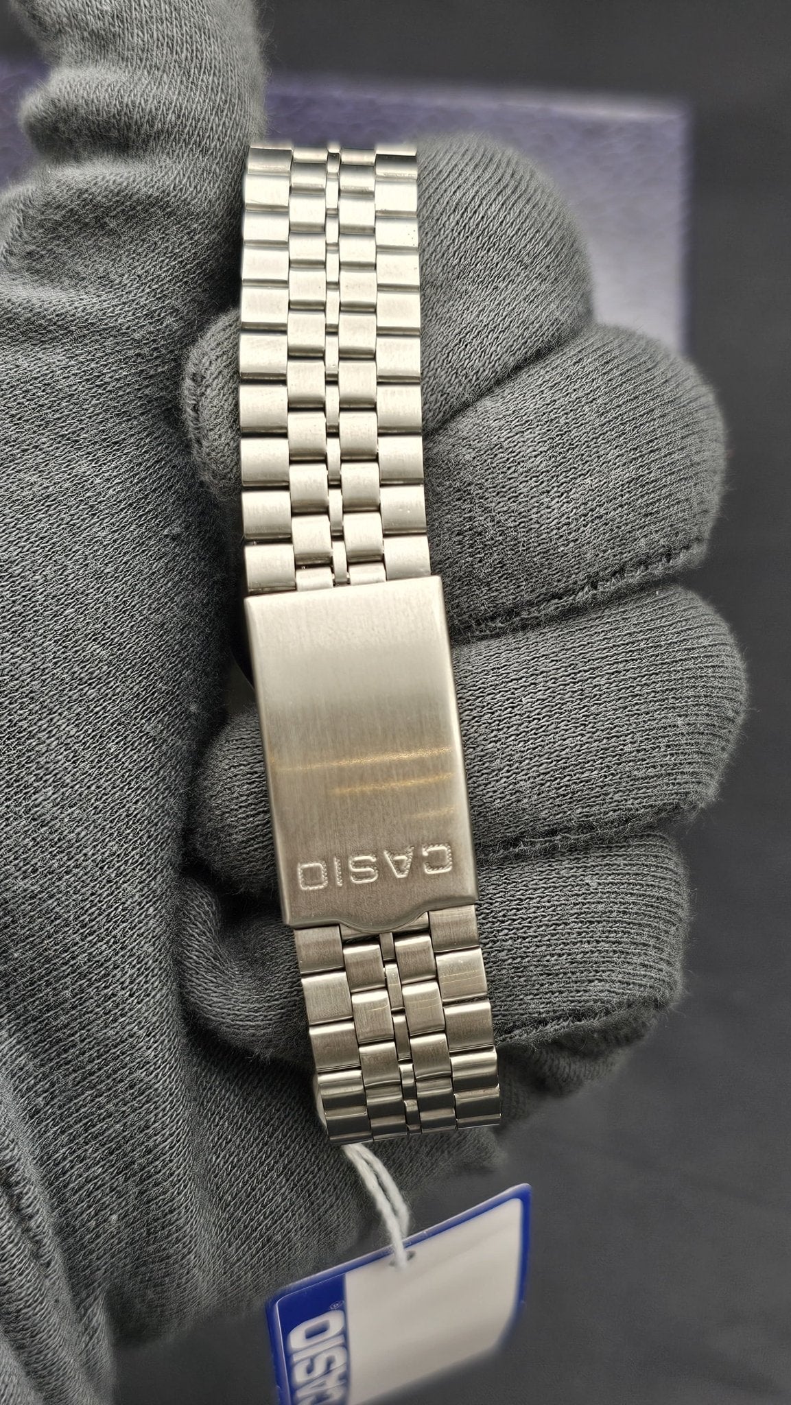 Casio A159WA - N1DF Digital Watch Japan Movement | 100% Water Proof | Stainless Steel Chain | Master Clip - Sumalani Watch Center