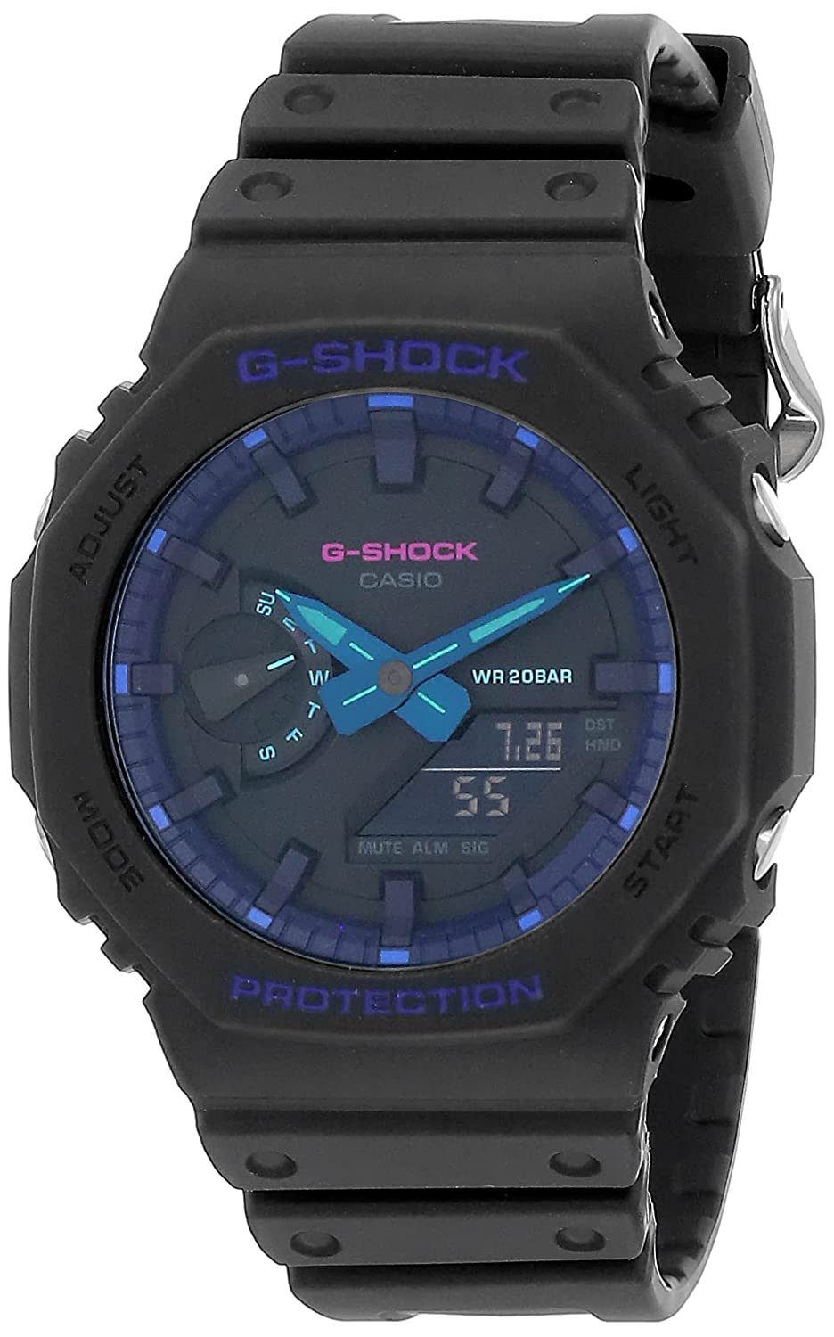 Casio G‑Shock Analog‑Digital Watch (Black / Navy Blue) - Sumalani Watch Center