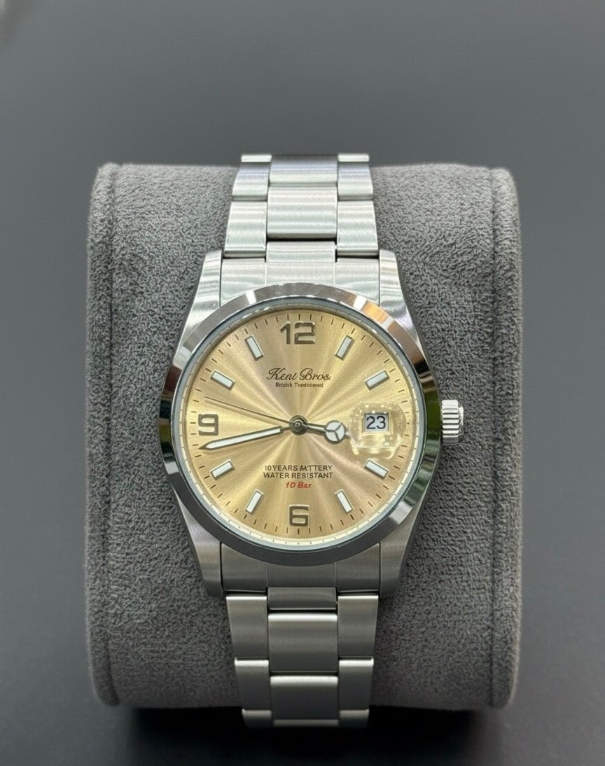 Kent Bros Classic Orignal Men’s Watch – | 10 - Year Battery | Date Display | - Sumalani Watch Center