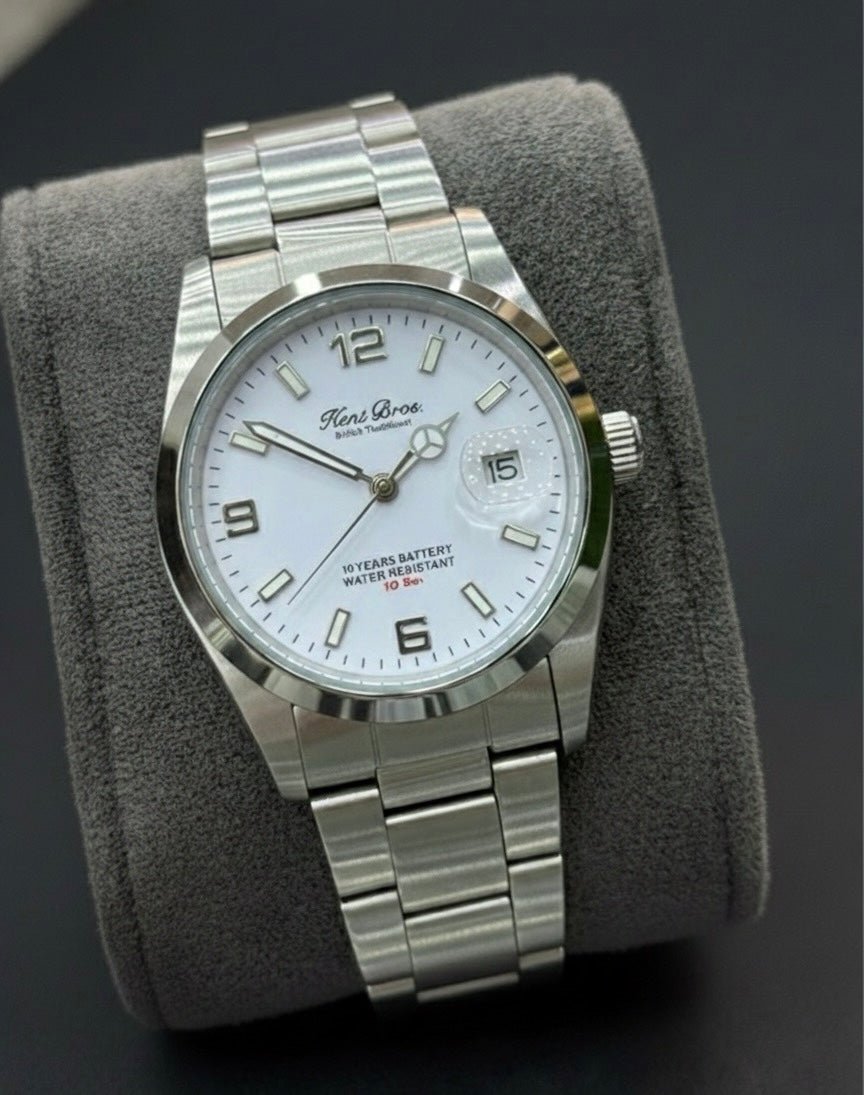 Kent Bros Classic Orignal Men’s Watch – | 10 - Year Battery | Date Display | - Sumalani Watch Center