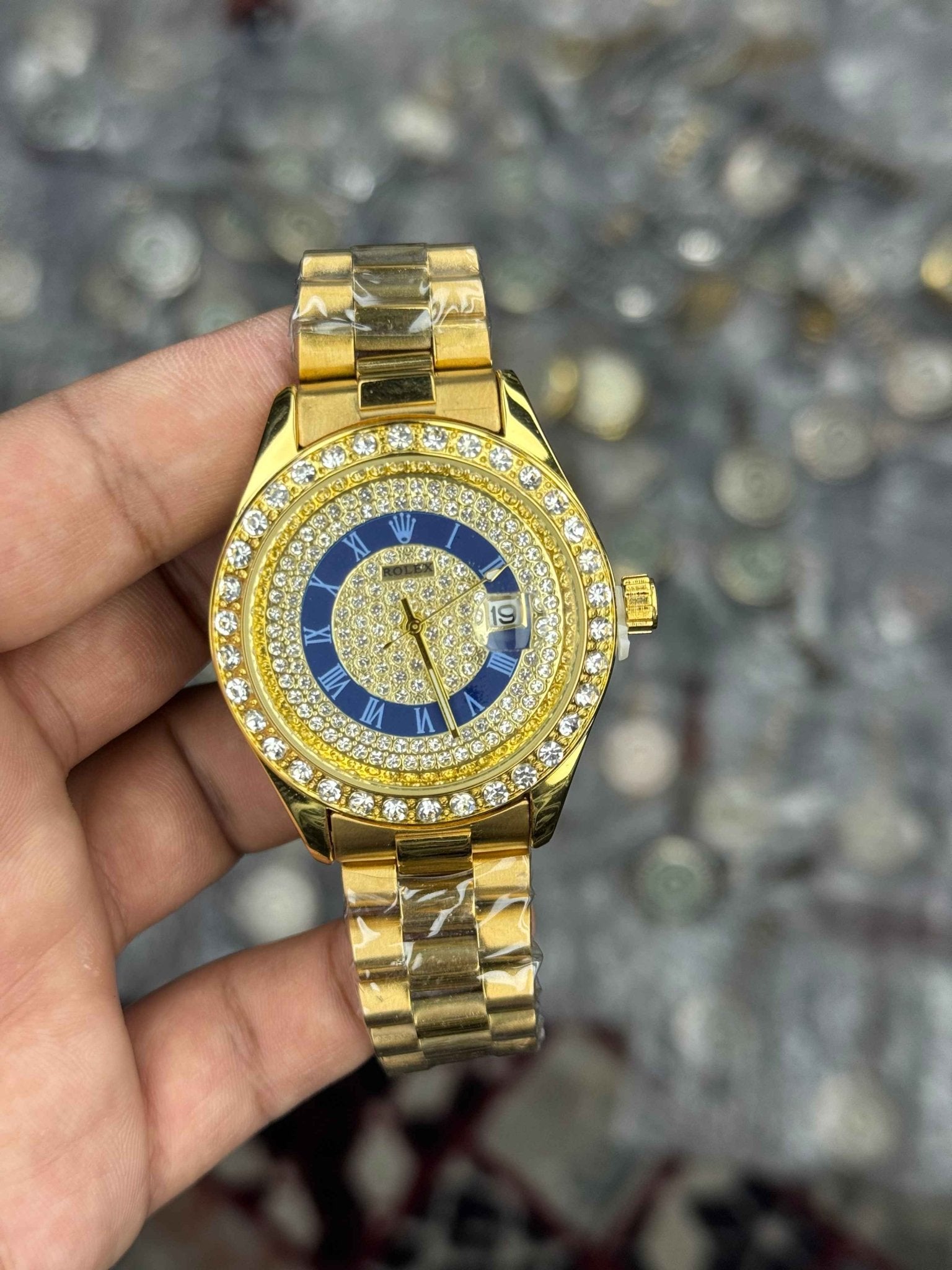 RLX Day - Date Full Diamond Dial – Luxury Edition - Sumalani Watch Center