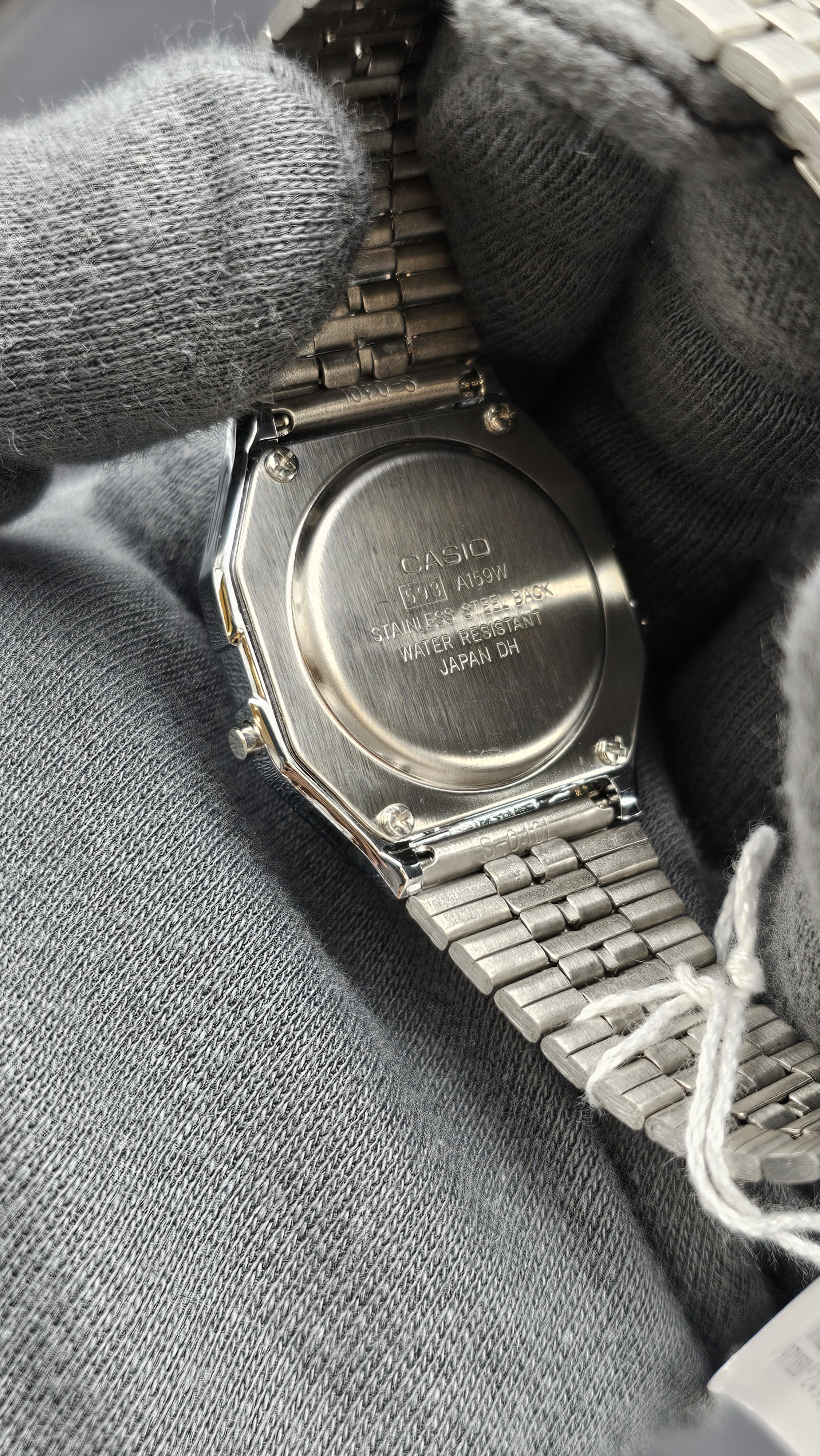 Casio Orignal A159W-N1DF – Vintage Silver Digital Watch