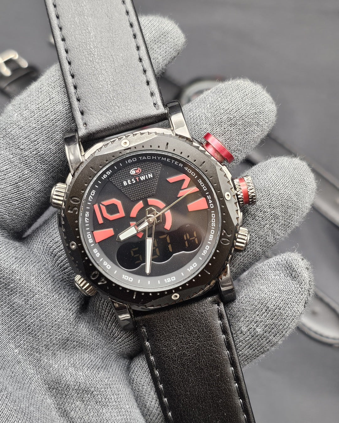 BESTWIN Dual Display Sports Watch