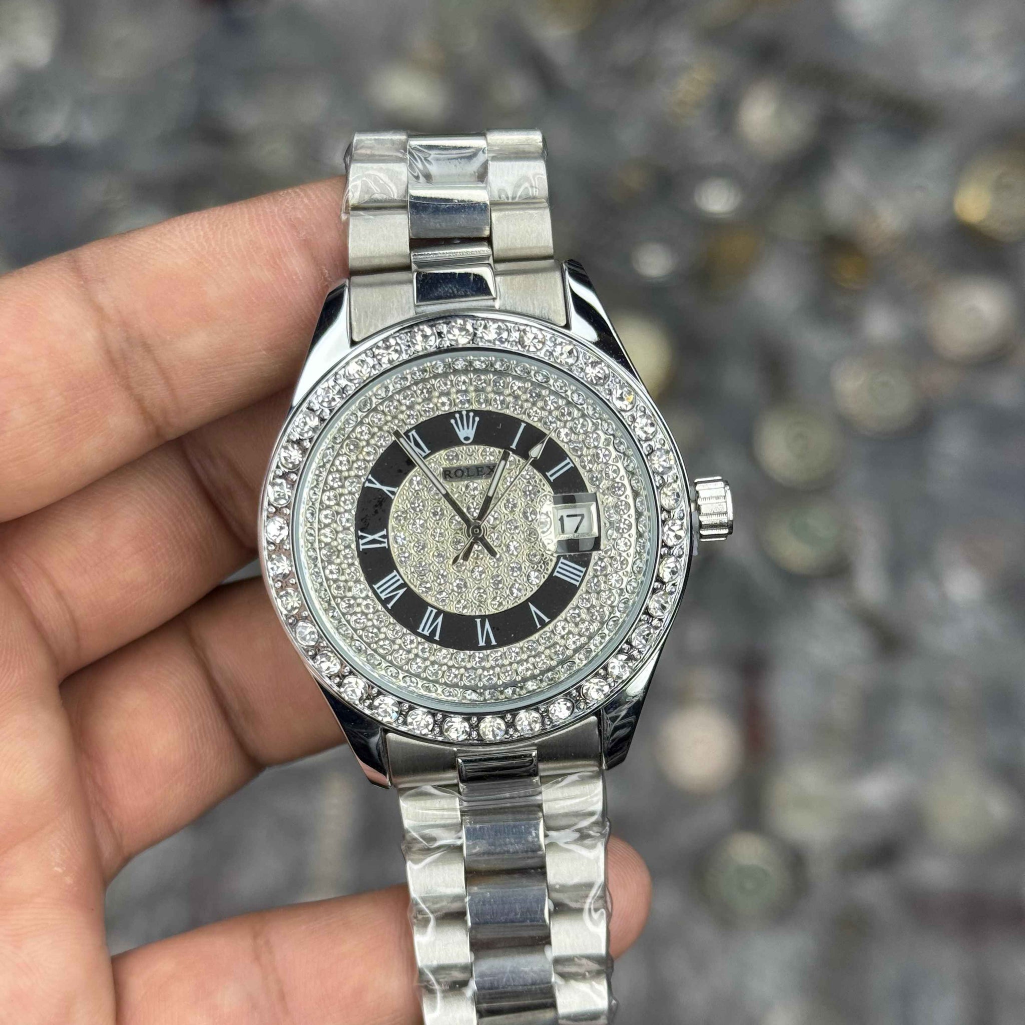 RLX Day-Date Full Diamond  Dial – Luxury Edition