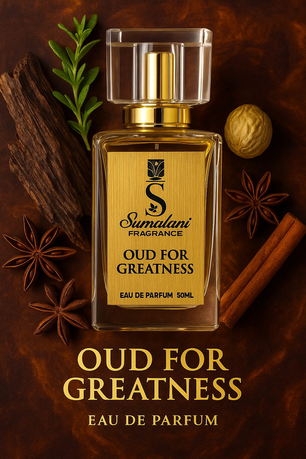 Sumalani Fragrance – Oud for Greatness Eau de Parfum – 50ml