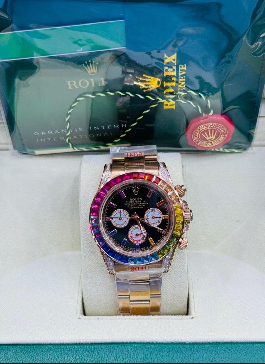 Rolex Rainbow Bezel – Automatic Master Copy - Sumalani Watch Center