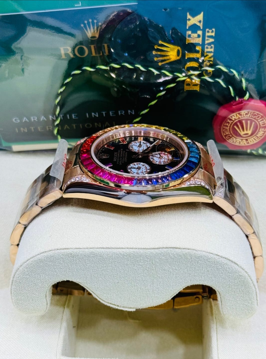 Rolex Rainbow Bezel – Automatic Master Copy - Sumalani Watch Center