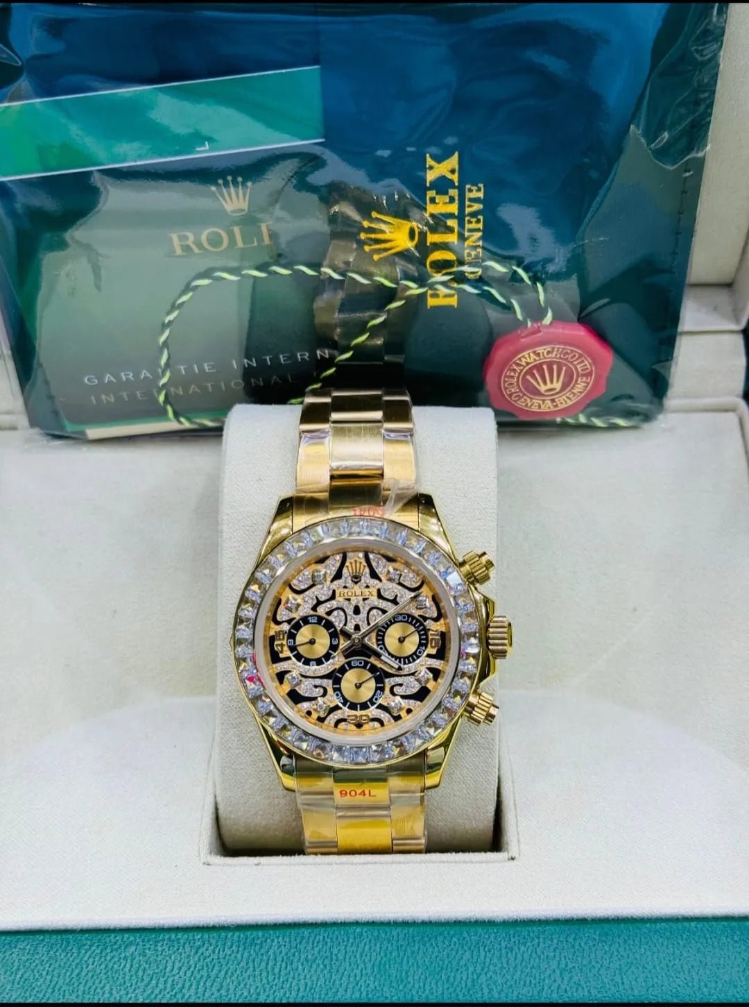 Rolex Rainbow Bezel – Automatic Master Copy - Sumalani Watch Center