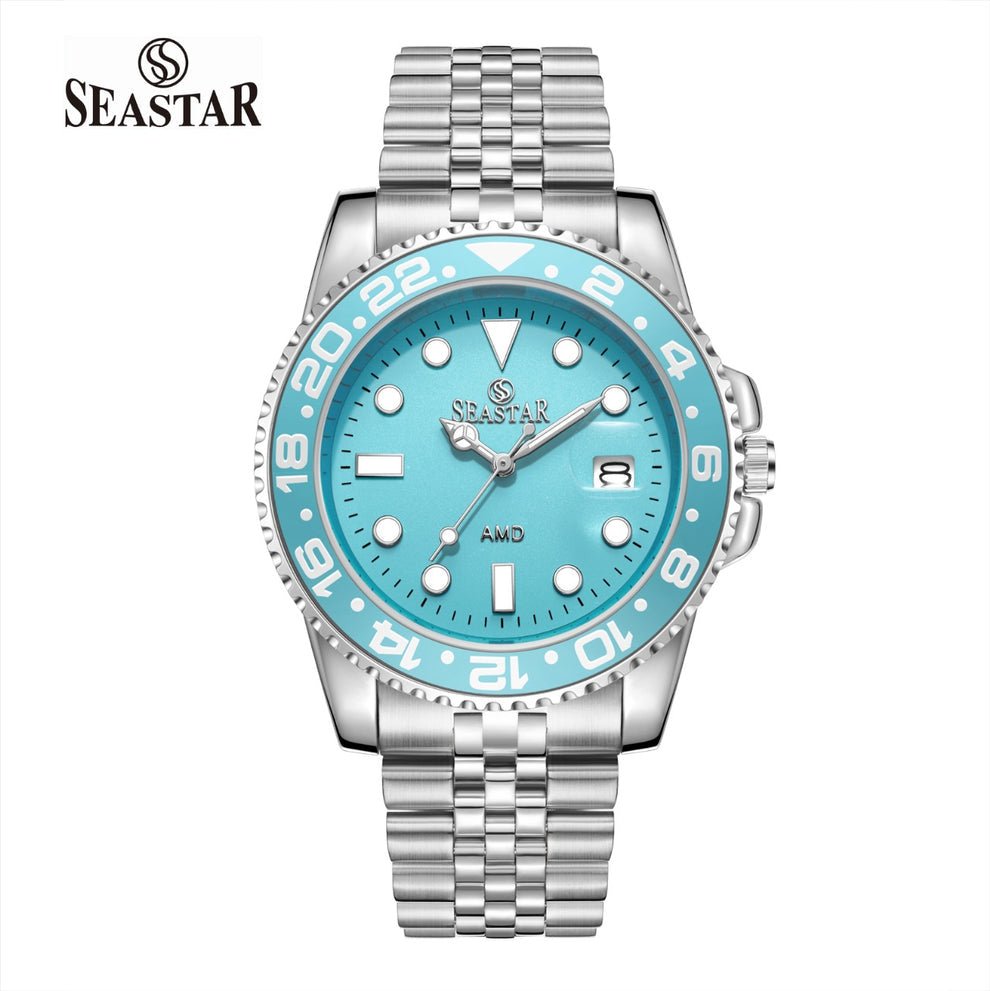 Seastar AMD5839M – Stainless Steel Men’s Luxury Watch - Sumalani Watch Center