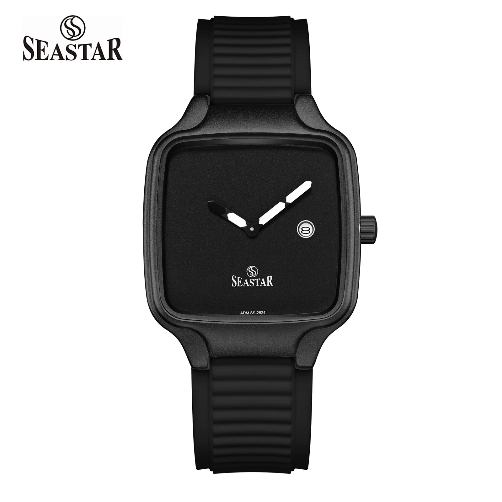 Seastar SS - 2524M Silicone Straps Watch Men's Watch - Sumalani Watch Center