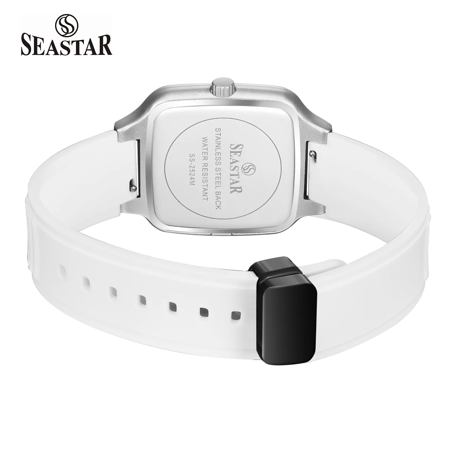 Seastar SS - 2524M Silicone Straps Watch Men's Watch - Sumalani Watch Center
