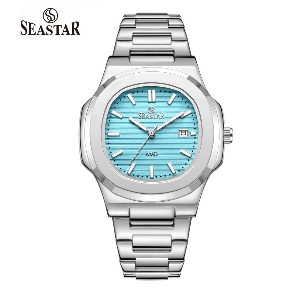 SEASTAR SS - 9489 – Men’s Silver Stainless Steel Luxury Watch - Sumalani Watch Center