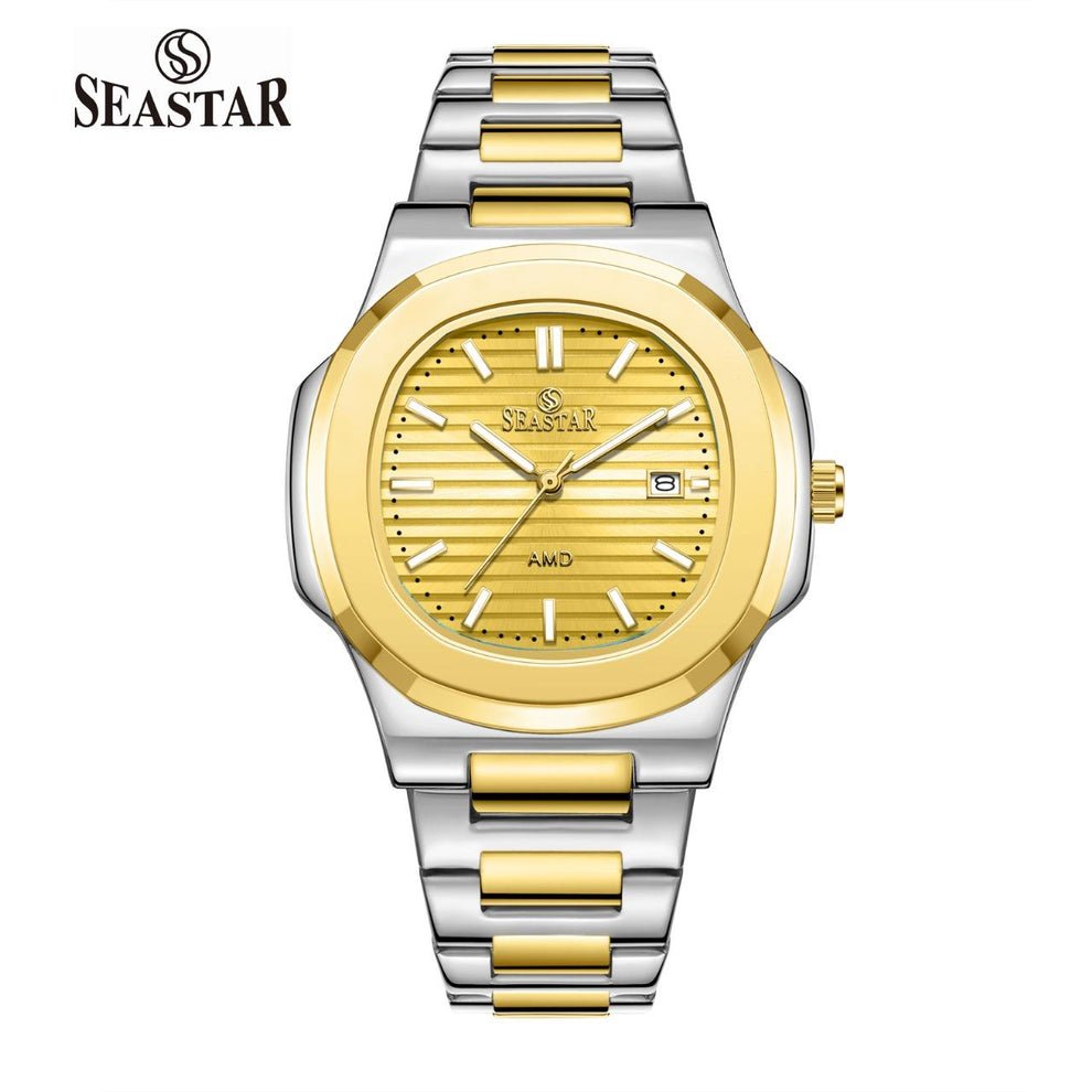 SEASTAR SS - 9489 – Men’s Two Tone Stainless Steel Luxury Watch - Sumalani Watch Center