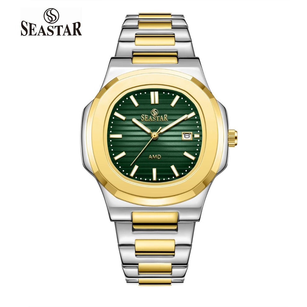 SEASTAR SS - 9489 – Men’s Two Tone Stainless Steel Luxury Watch - Sumalani Watch Center