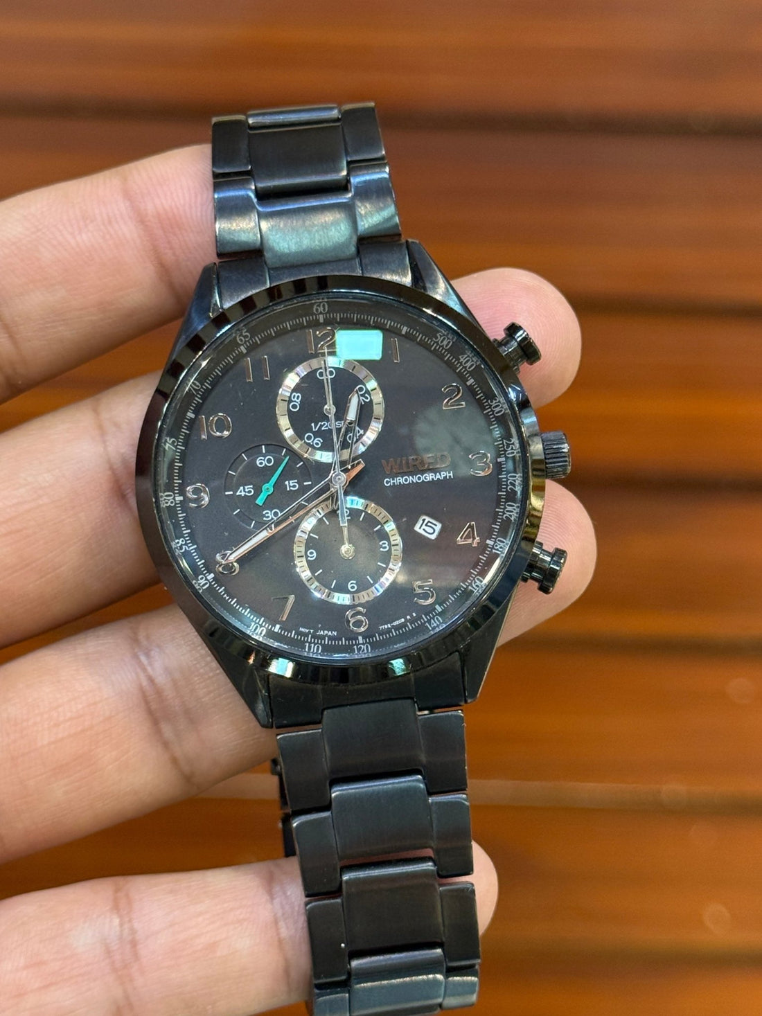 ⌚ WIRED Chronograph – Black Edition (Men’s Watch) - Sumalani Watch Center